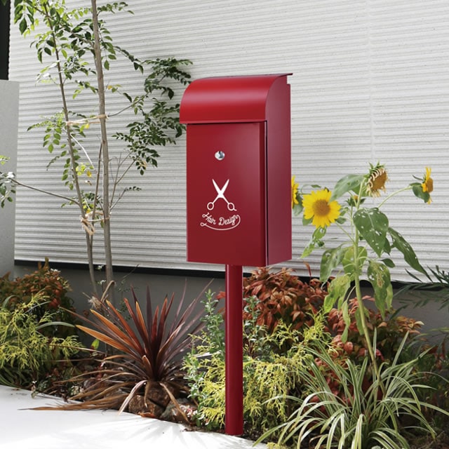 オンリーワン 郵便ポスト Feel II フィールII フロストロイヤルレッド