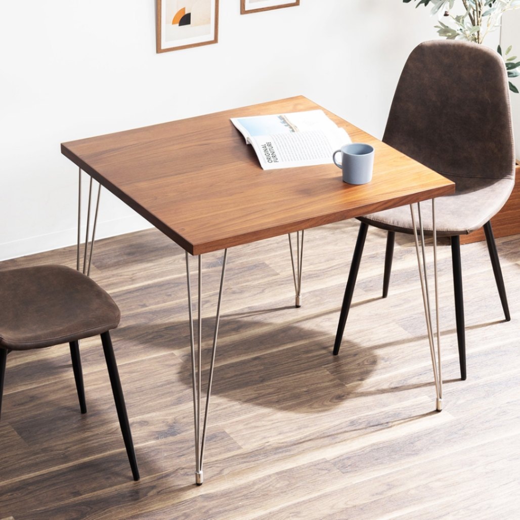 幅80］ LEGO ｜ ステンレス脚 ダイニングテーブル