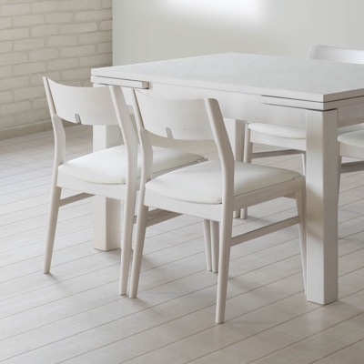 2脚セット】［幅49/座面高44］ダイニングチェア PVCレザー タモ