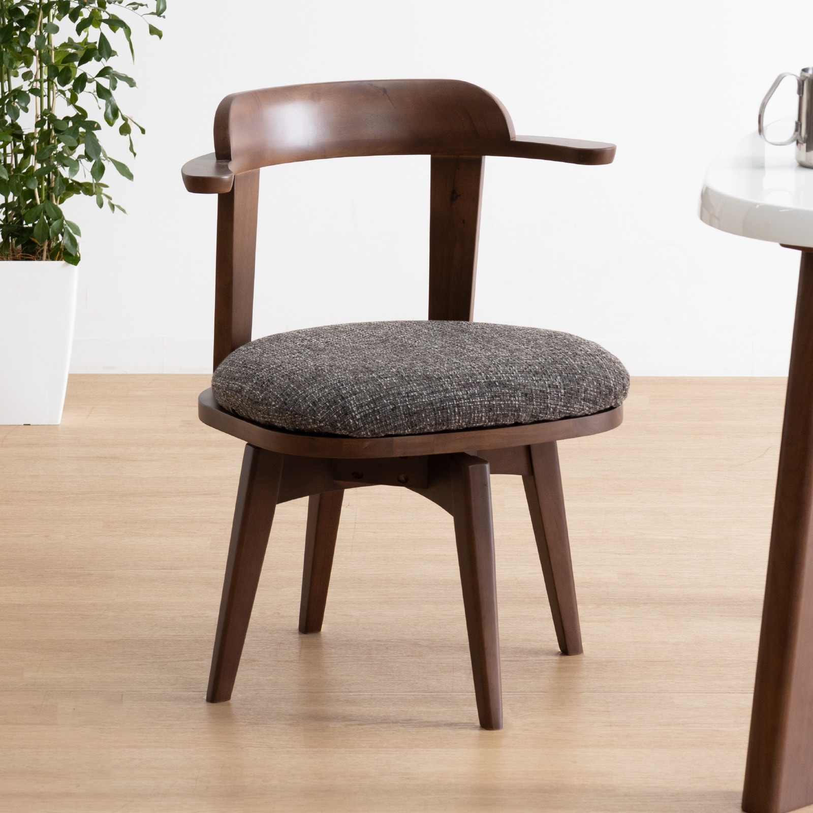 座面高42］ 回転 ダイニングチェア ｜360度回転 洗えるカバー 【公式