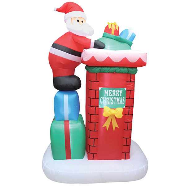 エアブロー「えんとつサンタ」 | 5.イベント装飾用品,冬の装飾品