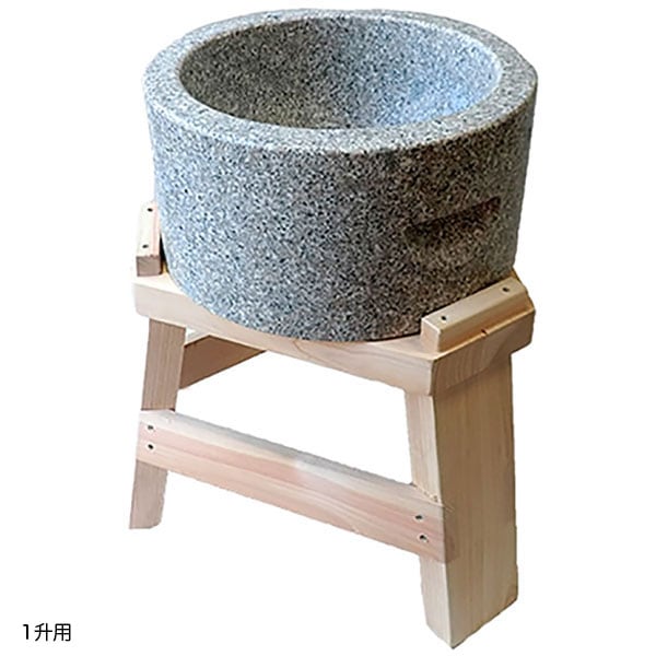 もちつき石臼木台付きセット | 9.家庭用調理イベント用品,餅つき器（臼