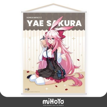 崩壊3rd 八重桜 タピオカ タペストリー 崩壊3rd,キャラグッズ fantasy