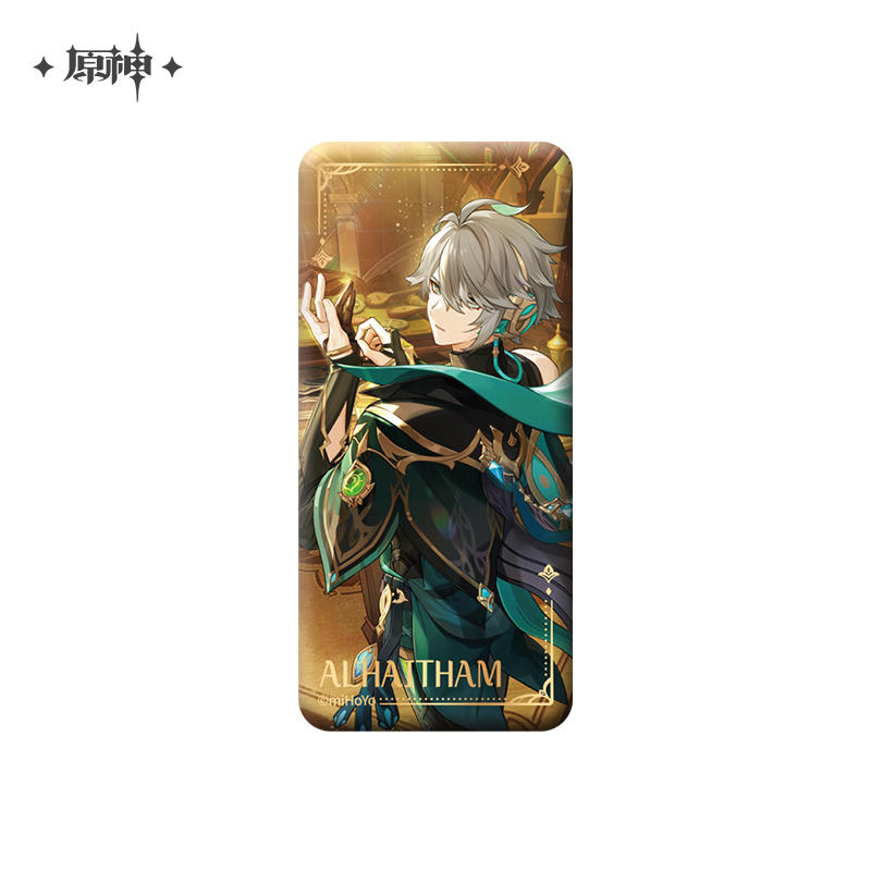 原神 原神シリーズスクエア缶バッジ 盛典と慧業 Genshin アルハイゼン