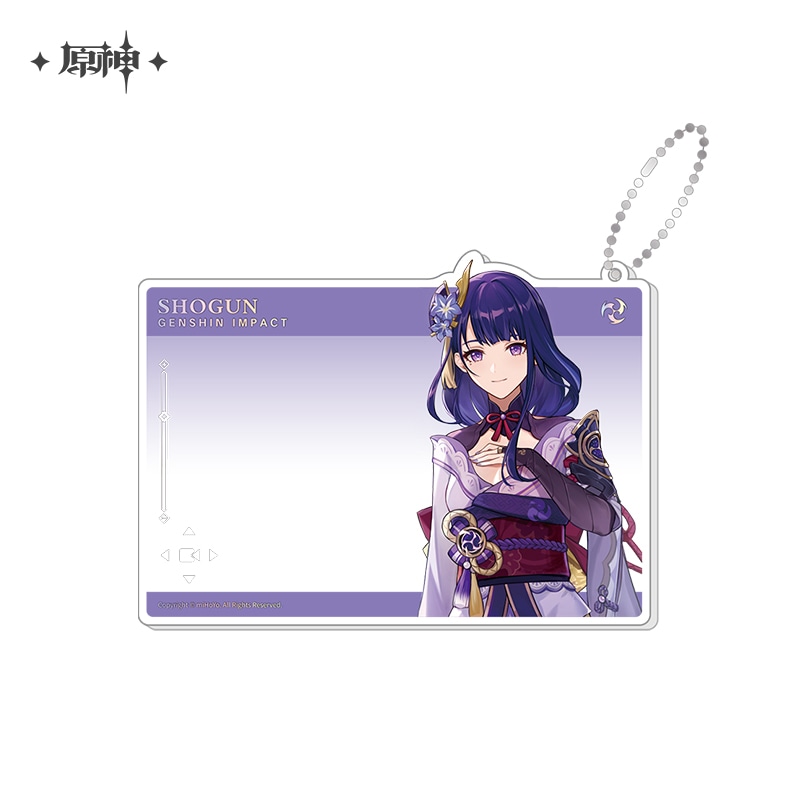 原神 周年記念シリーズ アクリルフォトカード Genshin 三周年雷電将軍