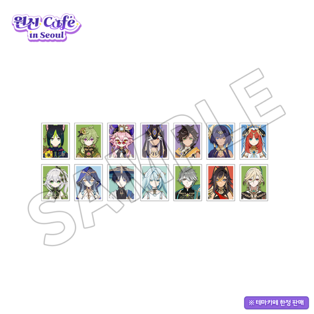 原神 スメールカフェシリーズ 証明写真SET すべて商品 fantasy village