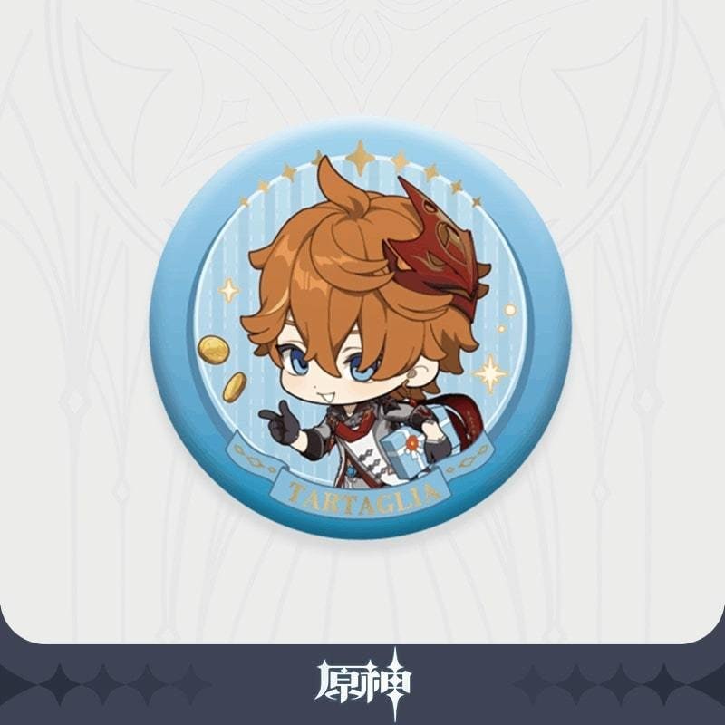 原神 届けたい想いシリーズ Genshin タルタリヤ-バッジ 原神,キャラ