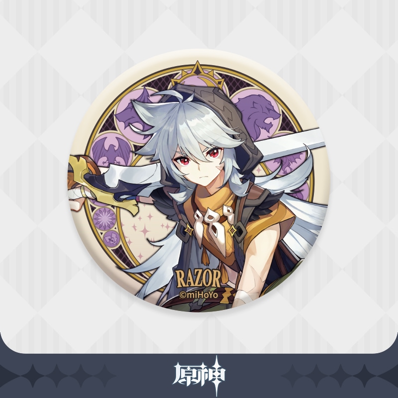 原神】モンド城シリーズ キャラクター缶バッジ Genshin レザー 原神