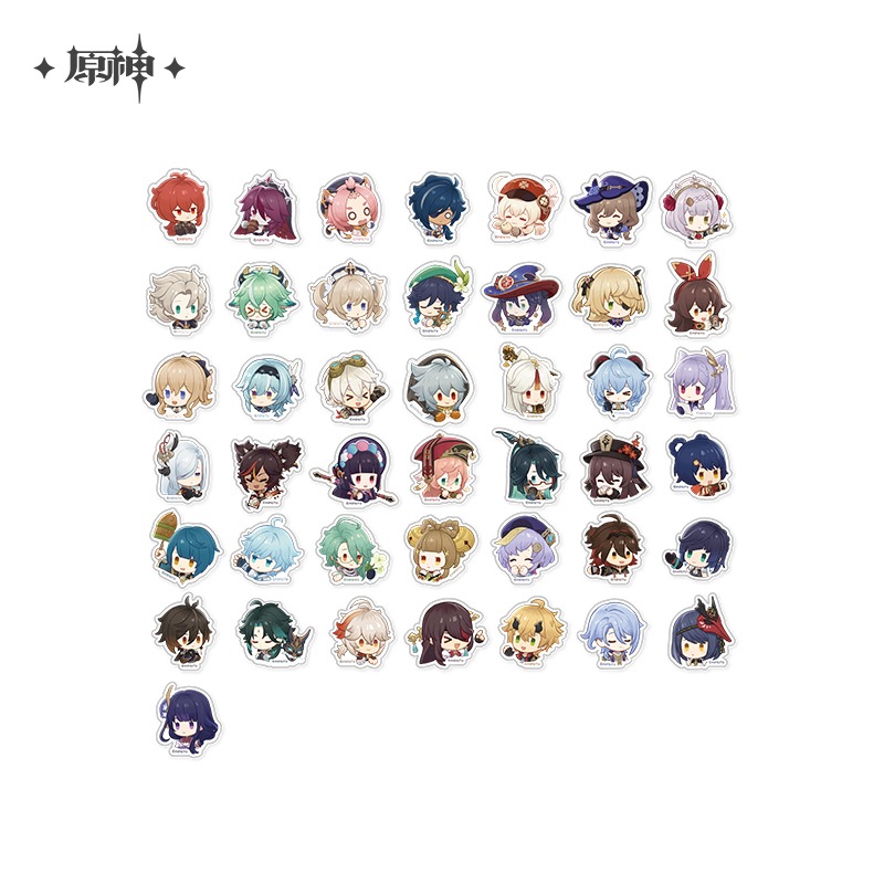 原神 星々の道で思い出を拾ってシリーズ シールパック デザインA 2025