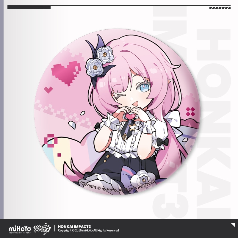 崩壊3rd ちび律者シリーズ 缶バッジ エリシア 再入荷商品 fantasy