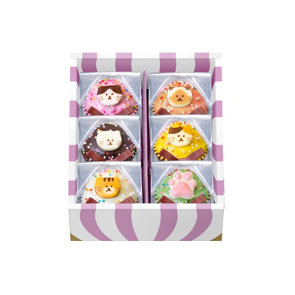 ねこカップケーキ 6個入 【ファクトリーシン公式通販】神戸スイーツ