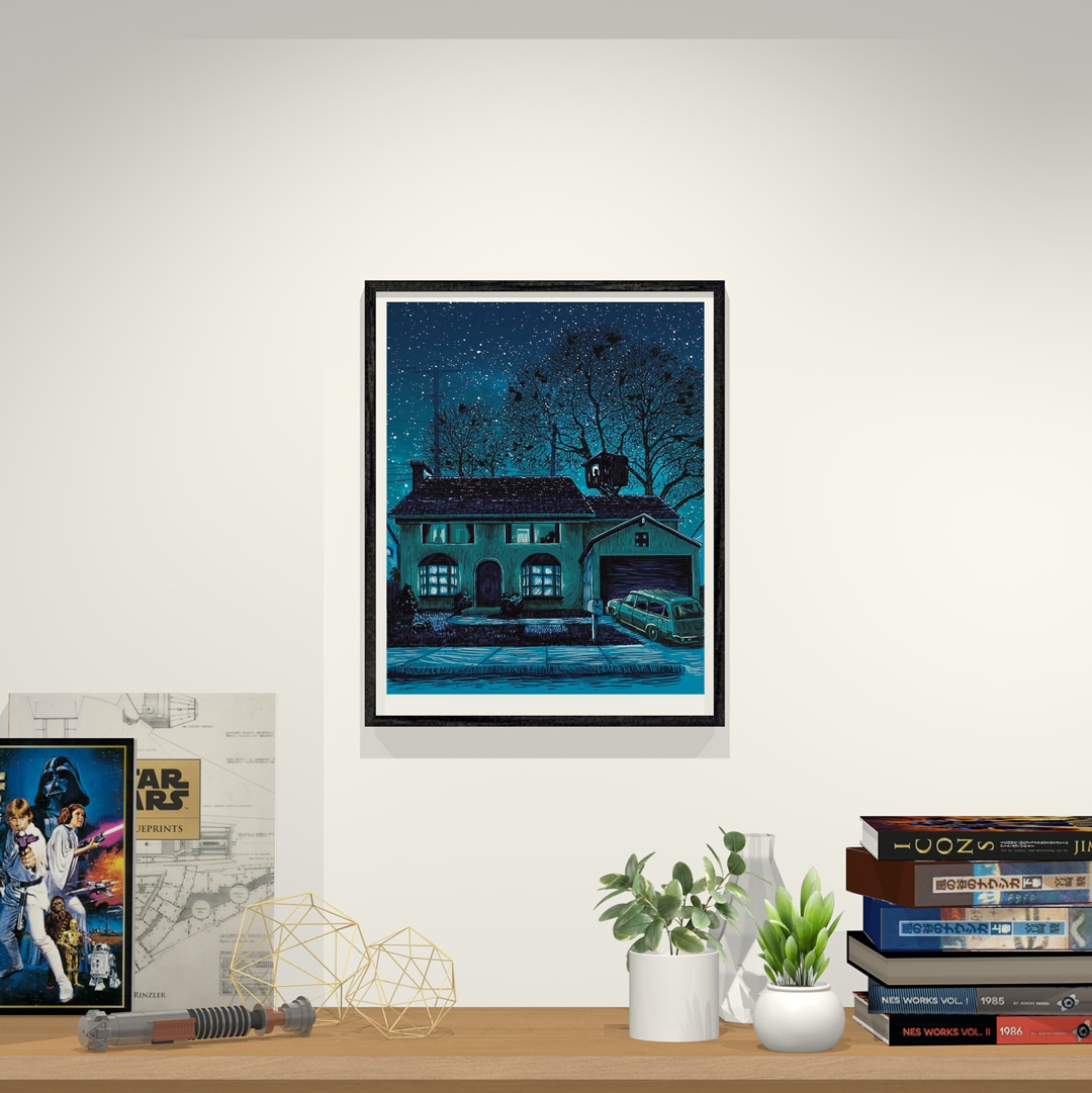 742 Evergreen Terrace (Glow) 【ザ・シンプソンズ】 ｜アートポスター