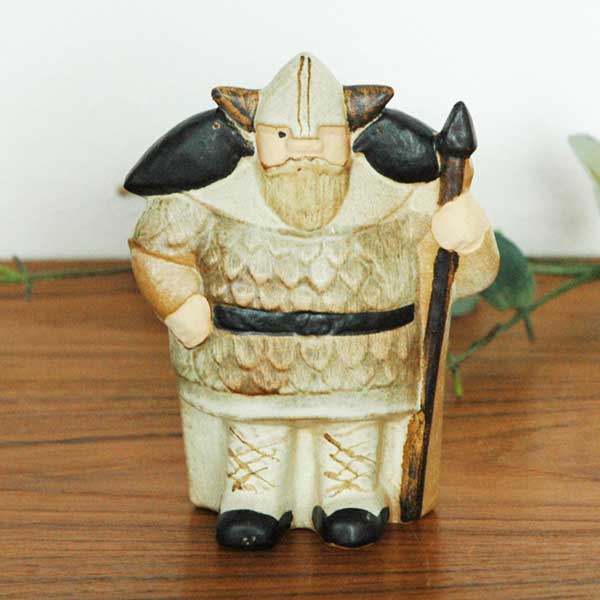 Viking with Bird(バイキングウィズバード） ・オブジェ・置物/Lisa
