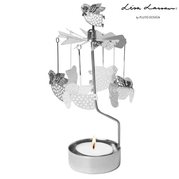 ROTARY CANDLE HOLDER Lisa Larson ANGEL ロータリーキャンドル