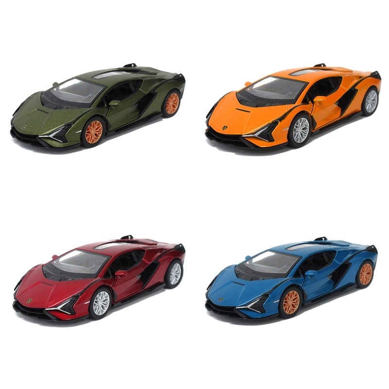 KiNSMART ミニカー 1:40 ランボルギーニ シアン 4色アソート No.201