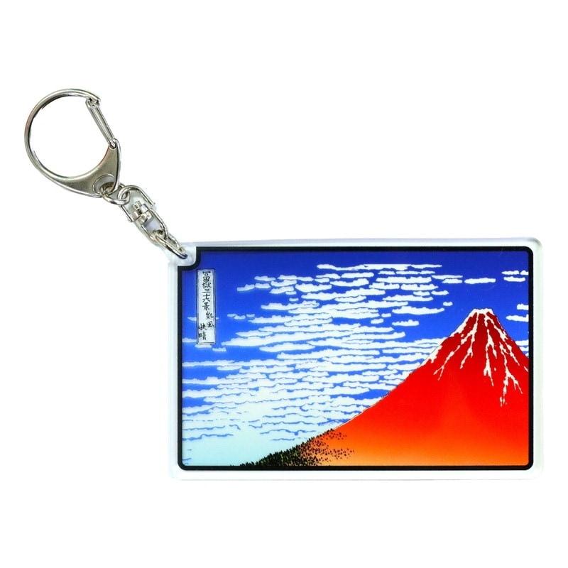 日本製 アクリルキーホルダー 赤富士 No.303-036 | 世界の価値ある商品