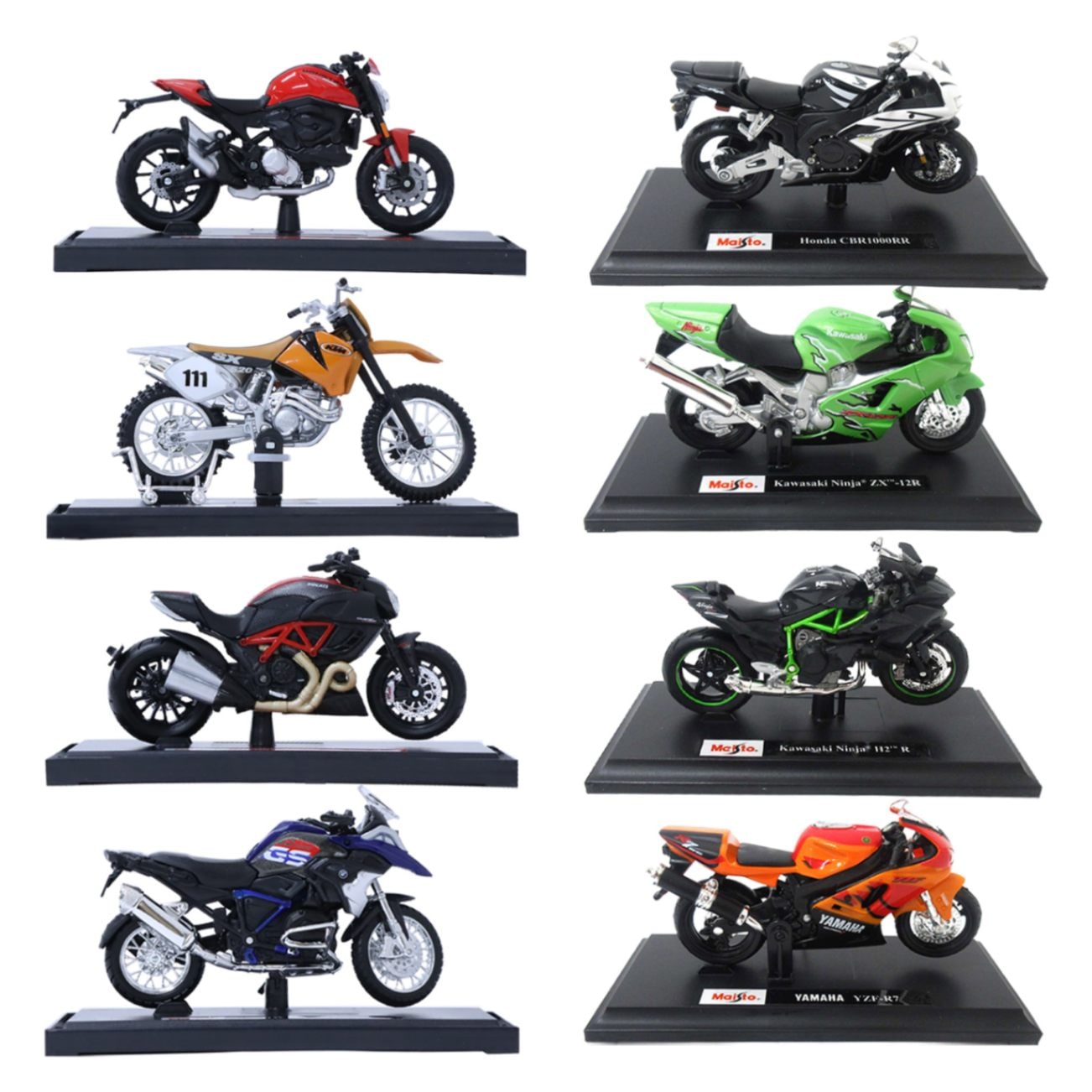 Maisto 1：18 リアルバイク スペシャルエディション 8種アソート No
