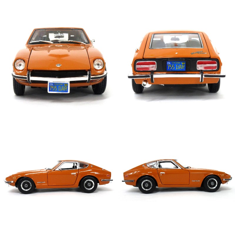 Maisto ミニカー 1:18 1971 ダットサン 240Z オレンジ No.200-112