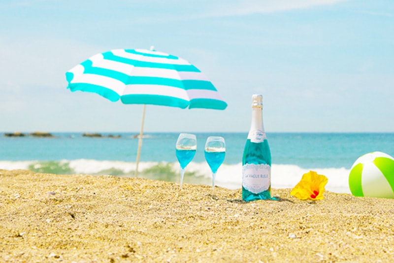 値下げ！お買得！！】ラ ヴァーグ ブルー スパークリング750ml