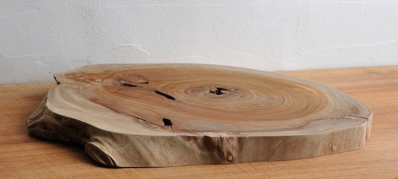 欅（ケヤキ）飾り台 一点もの