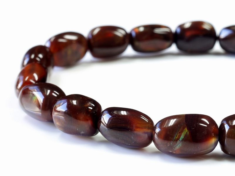 ファイヤーアゲート イレギュラーブレスレット No.4 最高級（5A）｜最