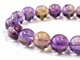 アメトリン ブレスレット 12mm玉 No.7｜最高級パワーストーン販売の