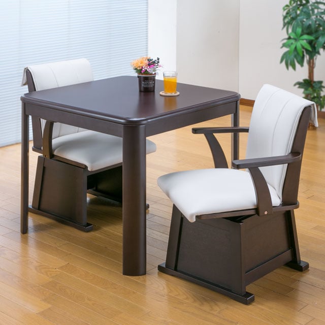 ダイニングこたつシリーズ こたつテーブル 幅80cmタイプ｜ファミリー