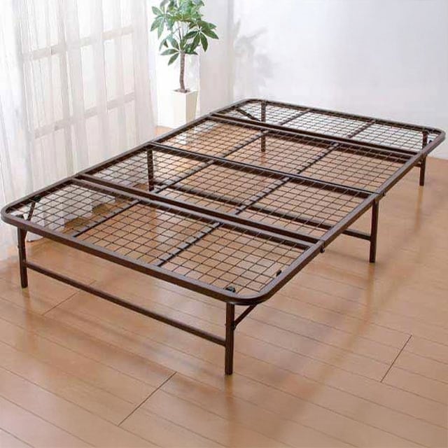 収納式折りたたみパイプベッド セミダブル｜ファミリー・ライフ公式通販