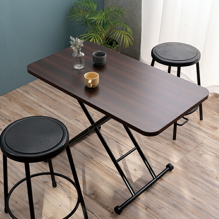 らくらく昇降式テーブル 無段階昇降 完成品｜ファミリー・ライフ公式通販