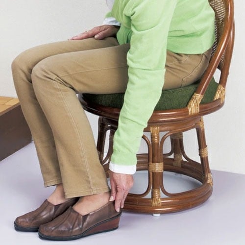 東京ラタン 天然籐回転チェア ミドルタイプ｜ファミリー・ライフ公式通販