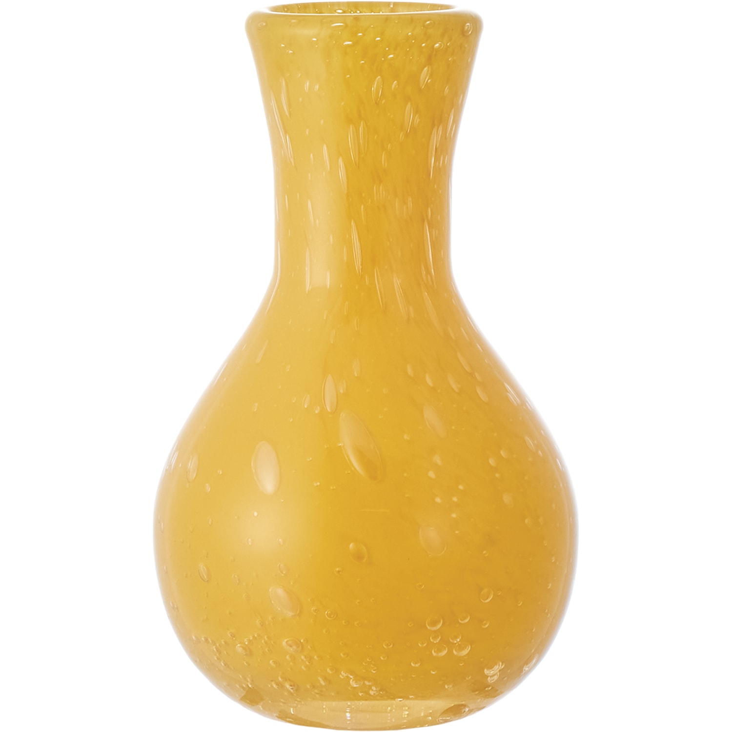 DGガラスアクビーH16.5 イエロー | ガラスの花瓶・花器 | 花の資材通販