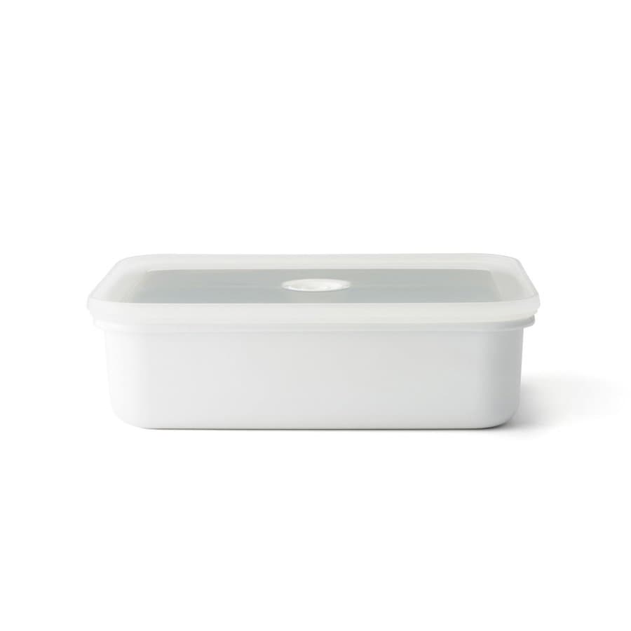 富士ホーロー 真空琺瑯容器 Vido（ヴィード） 浅型角容器 LL【保存容器