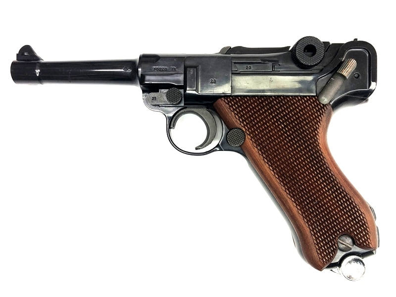 売り切れ【特選中古品】発火モデルガン MGC ルガーP08 ブラックABS CP