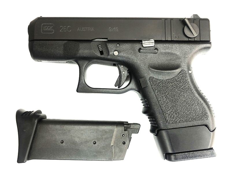 売り切れ【特選中古品】ガスブローバック KSC グロック26C スライドHW