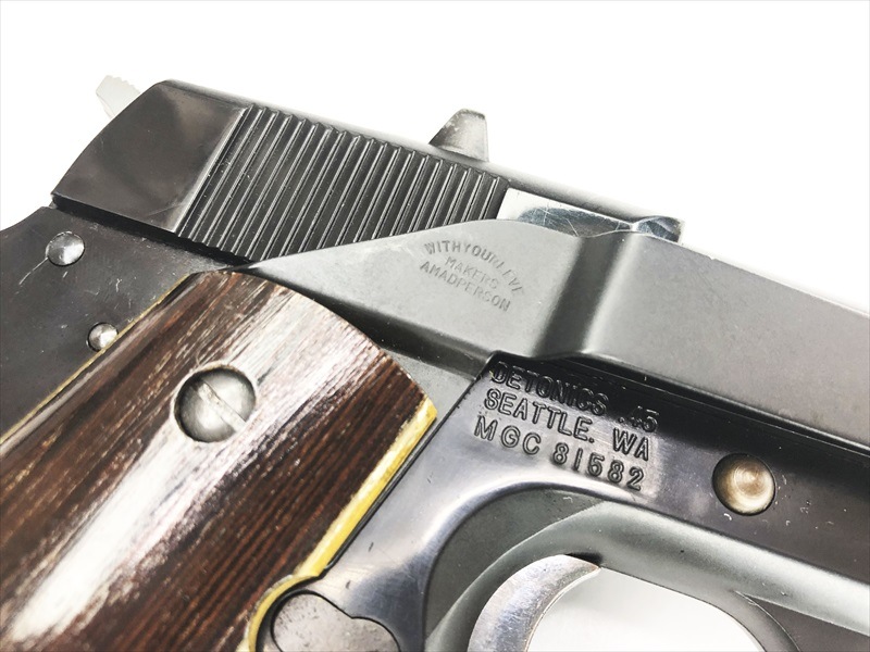 売り切れ【特選中古品】発火モデルガン MGC GM5 デトニクス.45