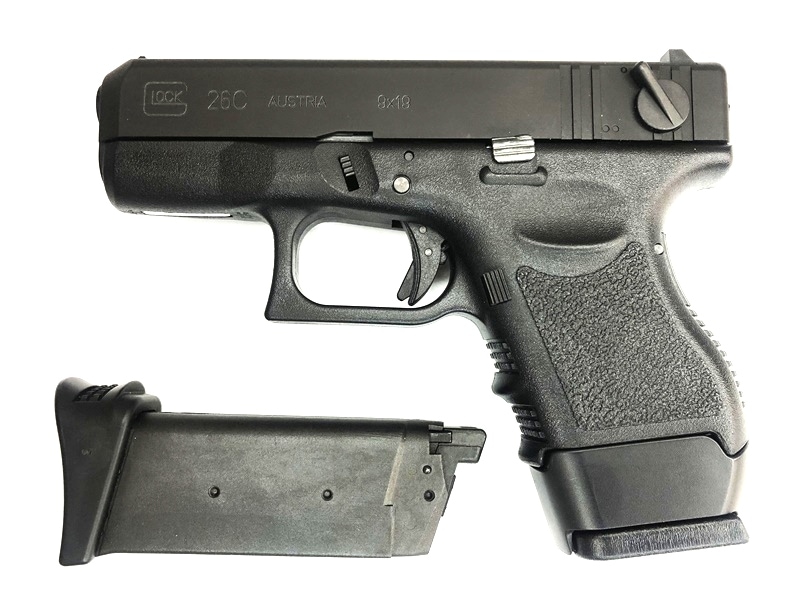 売り切れ【特選中古品】ガスブローバック KSC グロック26C スライドHW