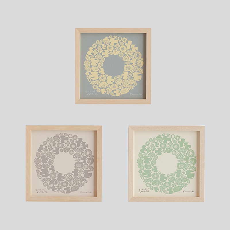 シルクスクリーン（バーズワーズ／BIRDS' WORDS） フリーデザイン