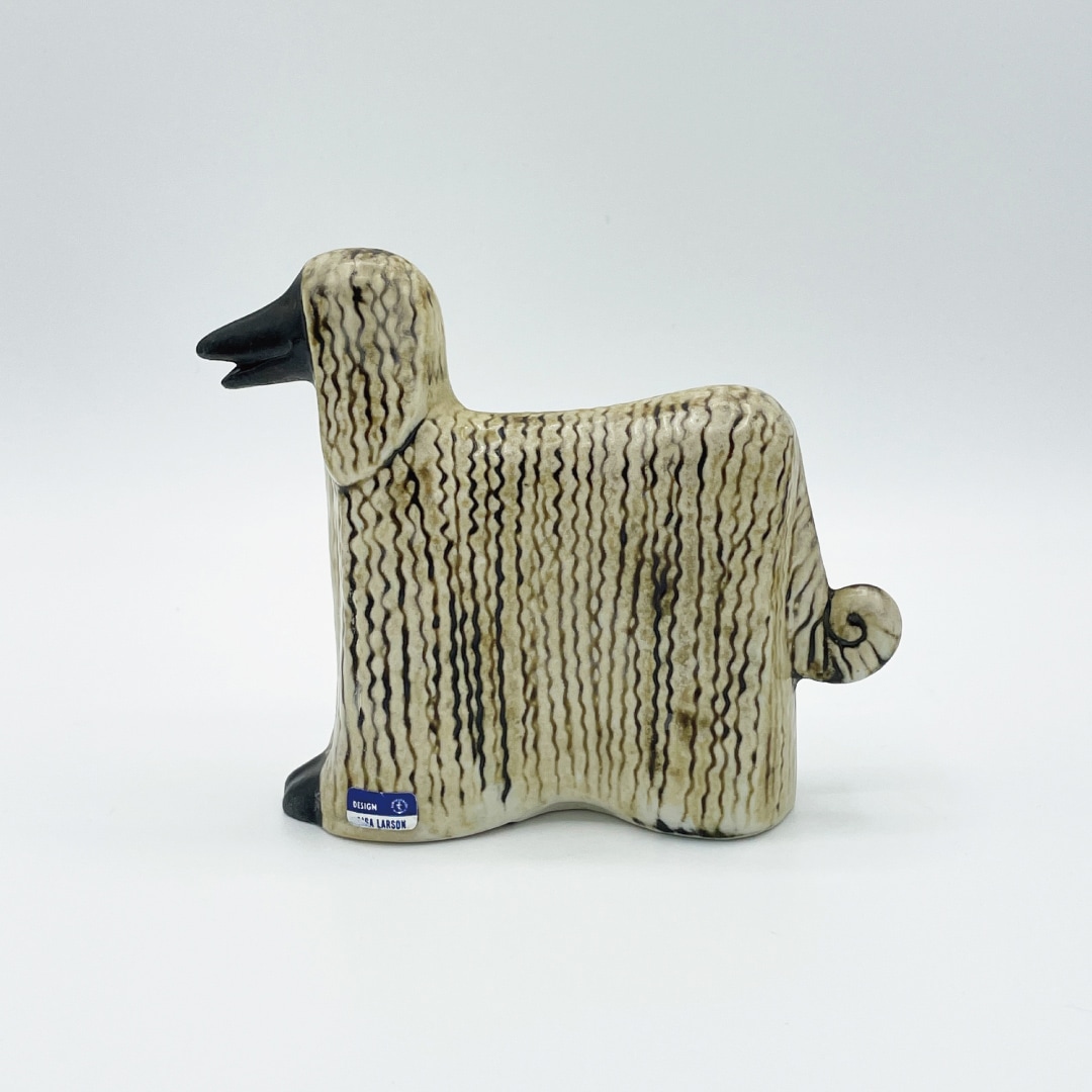 ヴィンテージ】08 アフガン（リサ・ラーソン／Lisa Larson） フリー