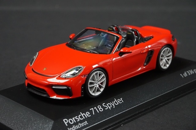 1/43 ミニチャンプス 410067702 ポルシェ 718 ボクスター スパイダー