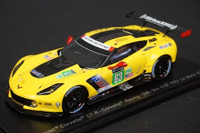 1/43 スパーク S5831 シボレー コルベット C7.R #63 LM 2017 Corvette