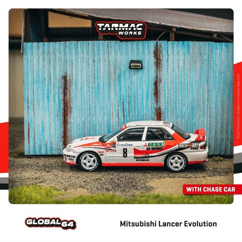 新品 T64G-048-93MCR08 Tarmac Works 1/64 三菱 Mitsubishi Lancer