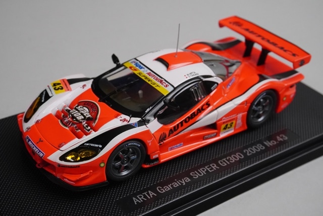 1/43 エブロ 44063 ARTA ガライヤ スーパー GT300 2008 #43 オレンジ