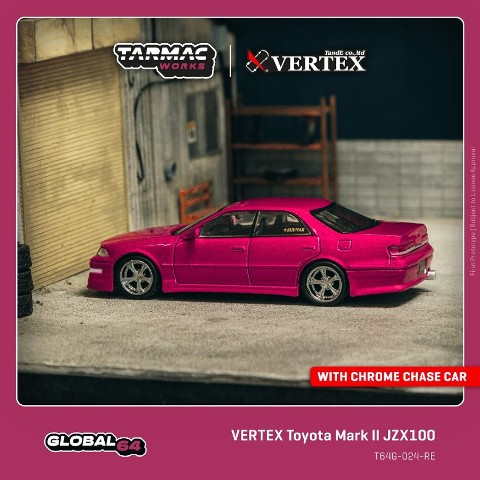 新品 T64G-024-RE Tarmac Works 1/64 トヨタ VERTEX Toyota Mark II