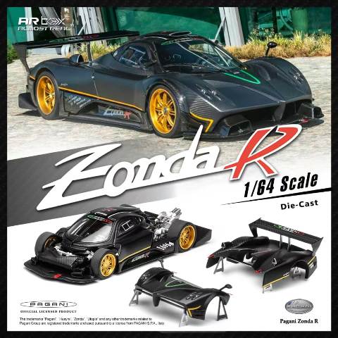 新品 AR Box [Almost Real Model] 1/64 パガーニ ゾンダ Pagani Zonda