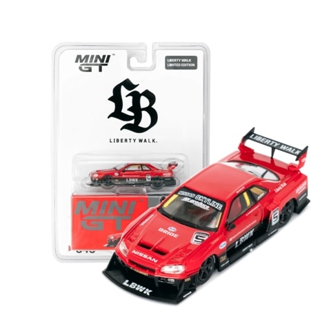 新品 MC249-RDBK TSM MINI-GT 1/64 日産 Nissan LB-ER34 Super