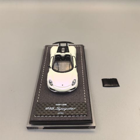 新品 TOP918-09 TOP LUX 1/64 918 Spyder スパイダー Pearl White