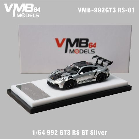 予約 VMB 1/64 ポルシェ 911 (992) RS GT Silver, Boost Gear ミニカー通販
