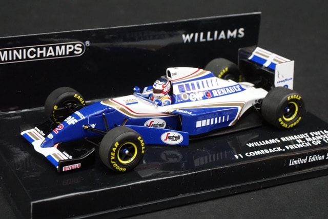 1/43 ミニチャンプス 417940702 ウィリアムズルノー FW16 N.マンセル