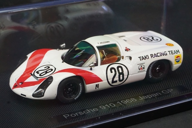 1/43 エブロ 44791 ポルシェ 910 日本GP 生沢徹 1968#28, Boost Gear
