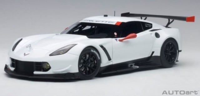 新品 81650 オートアート 1/18 シボレー コルベット C7.R （ホワイト